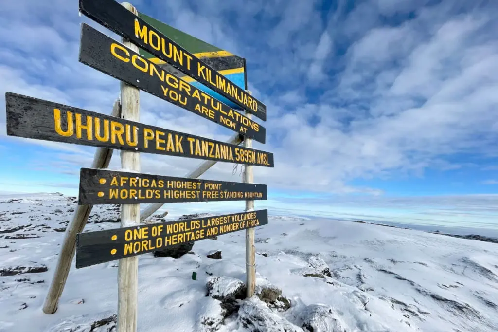Uhuru Peak – The Summit of Mount Kilimanjaro